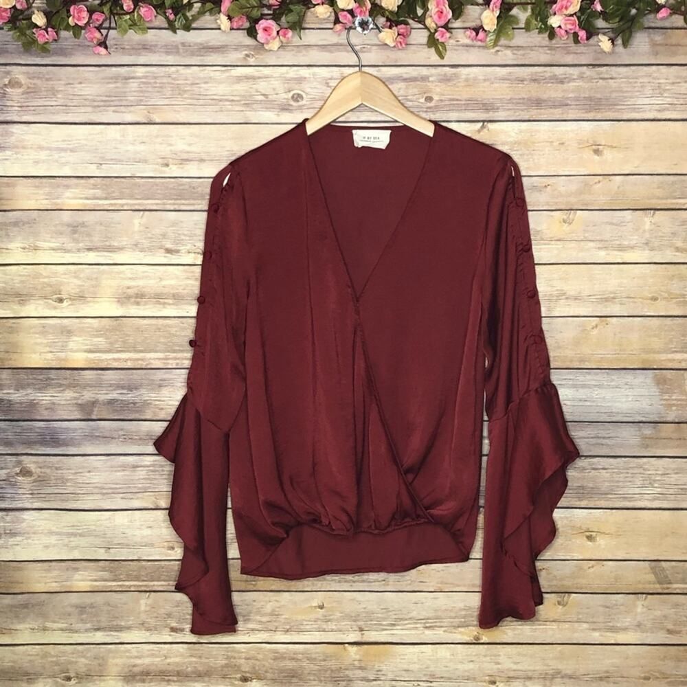 🌷5 for $25 If by Sea Los Angeles Faux Wrap Top
